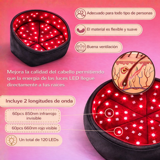 Gorro led de terapia capilar