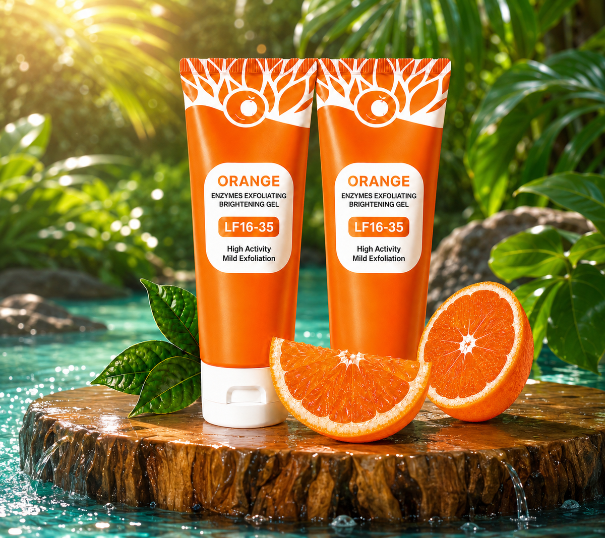 Orange Enzyme Exfoliating Gel for Face & Body