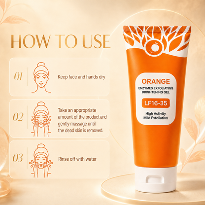 Orange Enzyme Exfoliating Gel for Face & Body