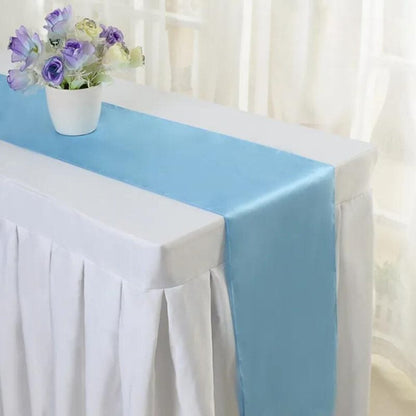 Chemin de Table Bleu Mariage 30x275cm / Bleu Ciel