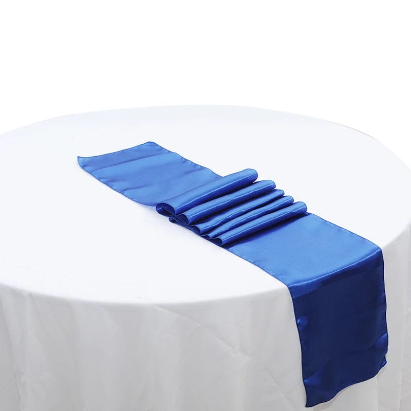 Chemin de Table Bleu Roi Satin 30x275cm / Bleu Royale