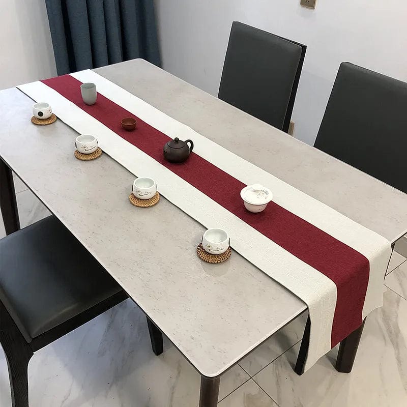 Chemin de Table Design 150x33cm / Rouge