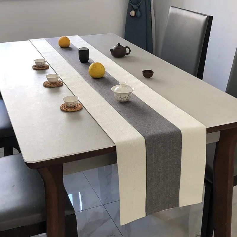 Chemin de Table Design 150x33cm / Gris