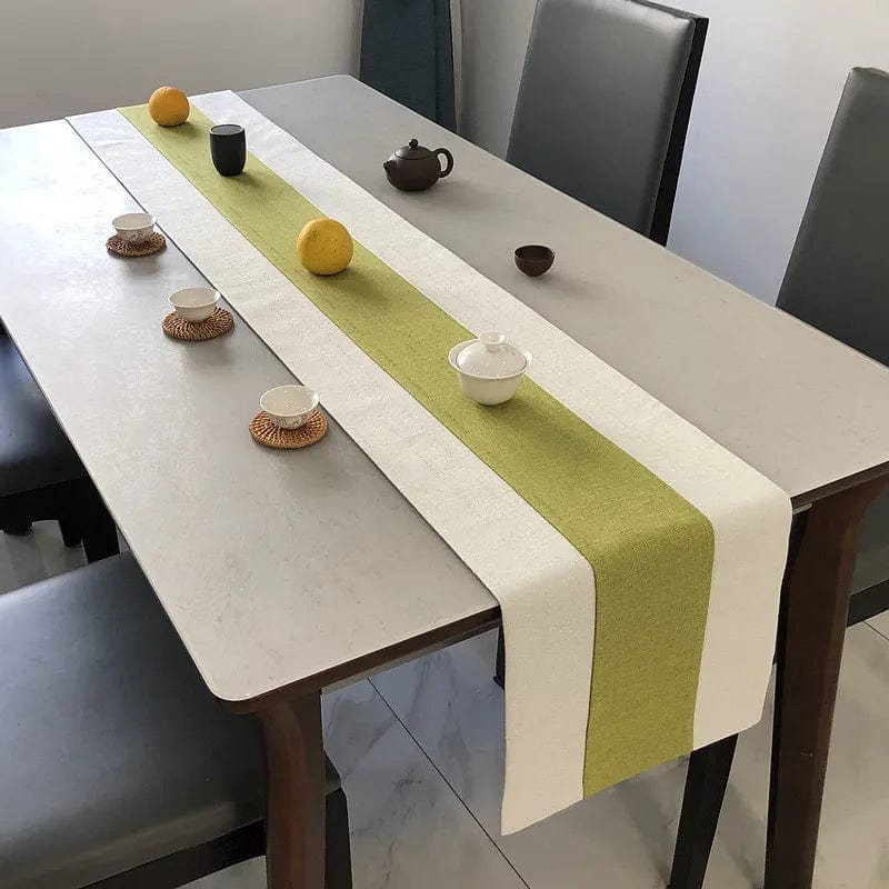 Chemin de Table Design 150x33cm / Vert