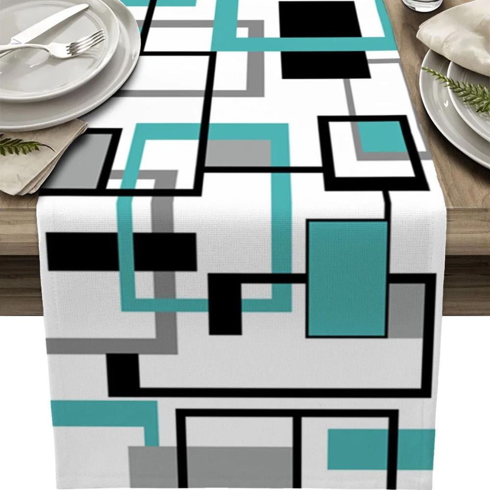 Chemin de Table Geometrique Moderne