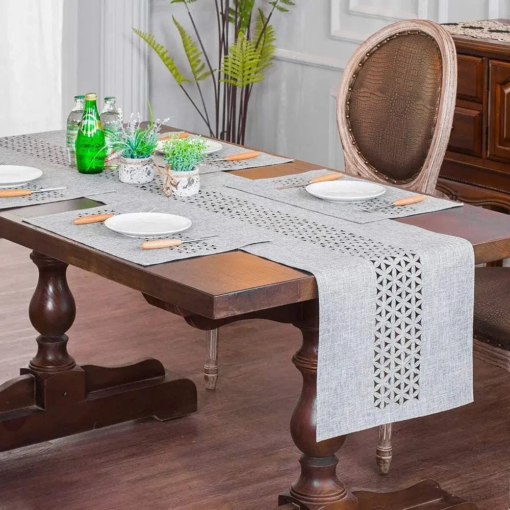 Chemin de Table Gris Clair 33x183cm / Gris Clair