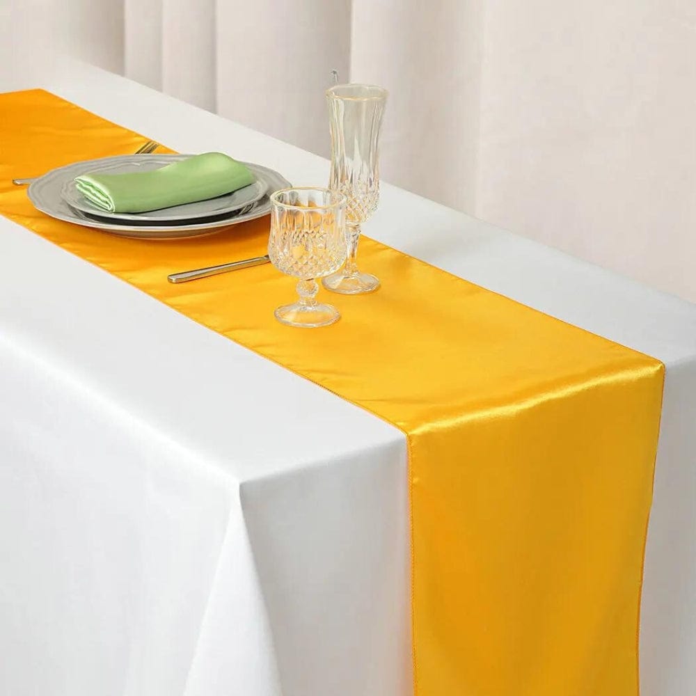 Chemin de Table Jaune Moutarde 30x275cm / Jaune Moutarde