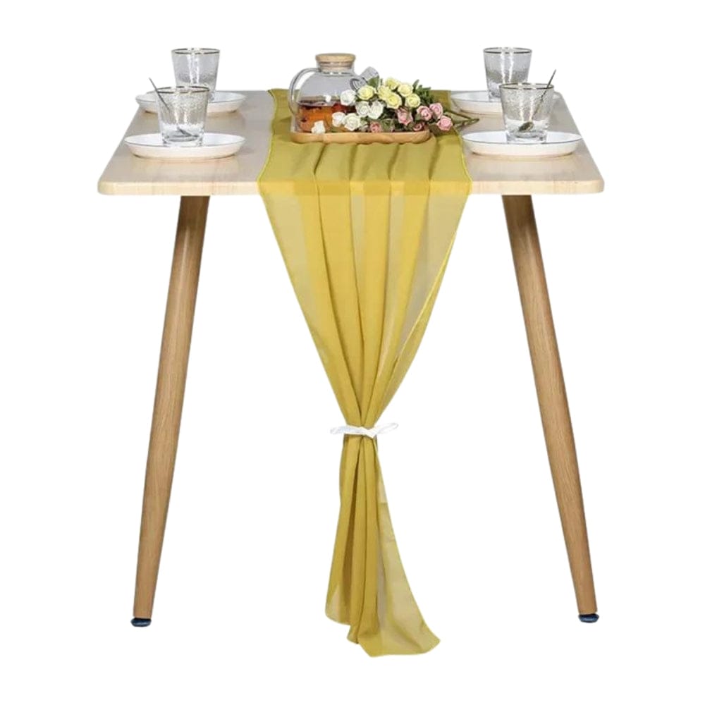 Chemin de Table Jaune Pale 70x300cm / Jaune