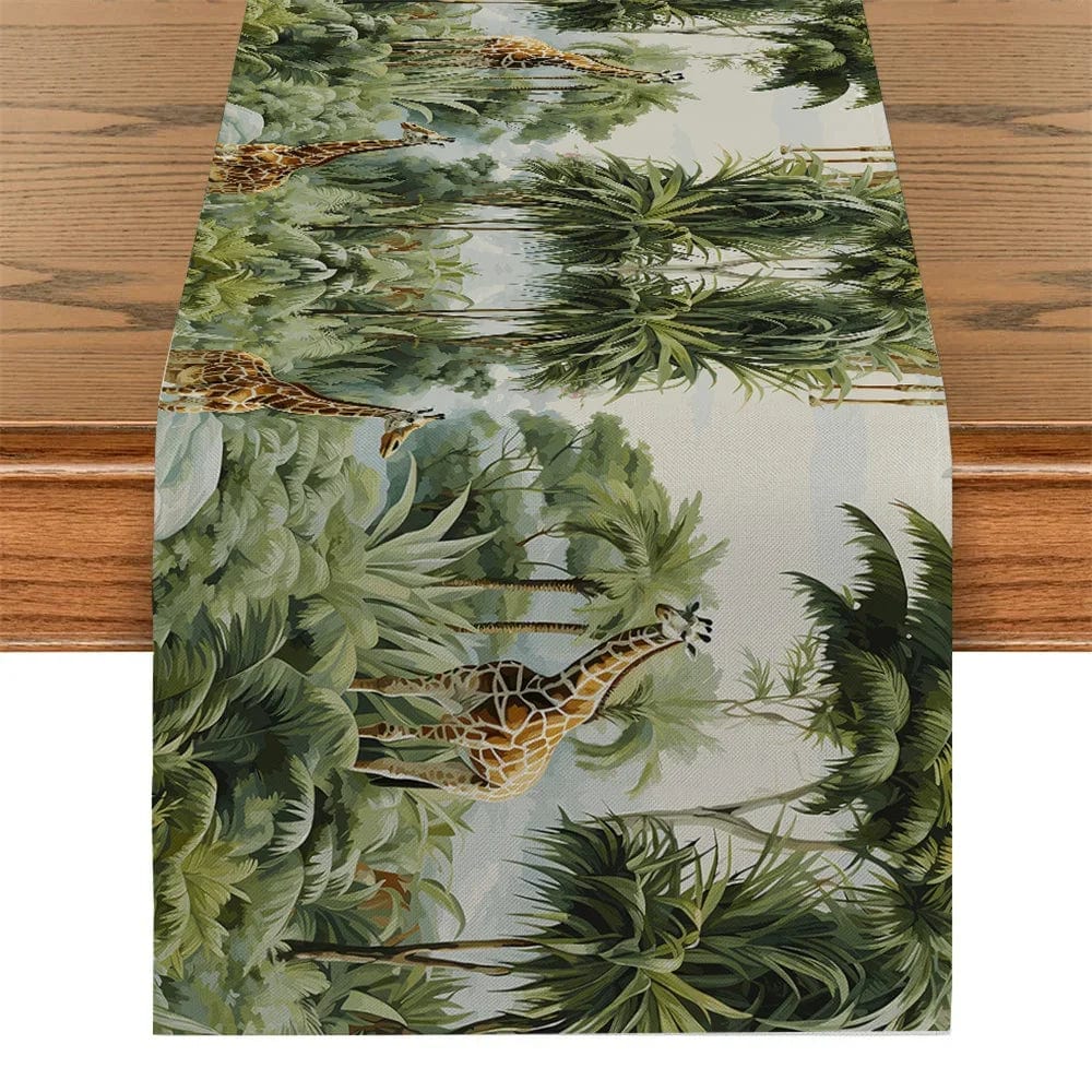 Chemin de Table Jungle 120x33cm / Exotica