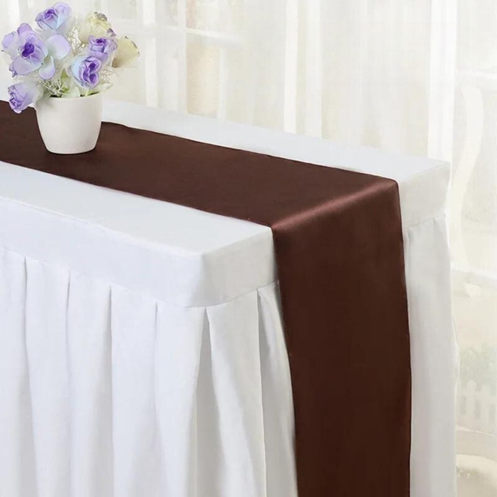 Chemin de Table Mariage Chocolat 30x275cm / Chocolat