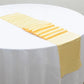 Chemin de Table Ronde Mariage 30x275cm / Champagne