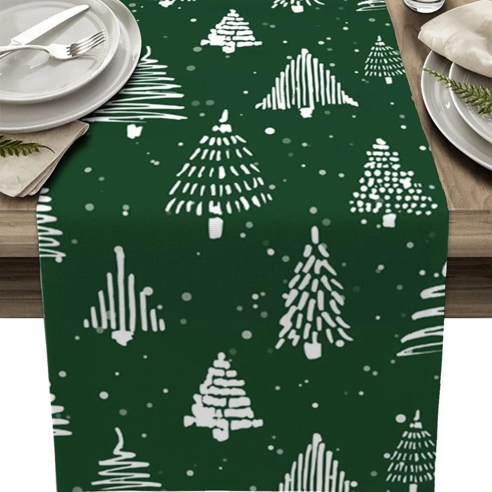 Chemin de Table Sapin 33x120cm / Sapin Vert