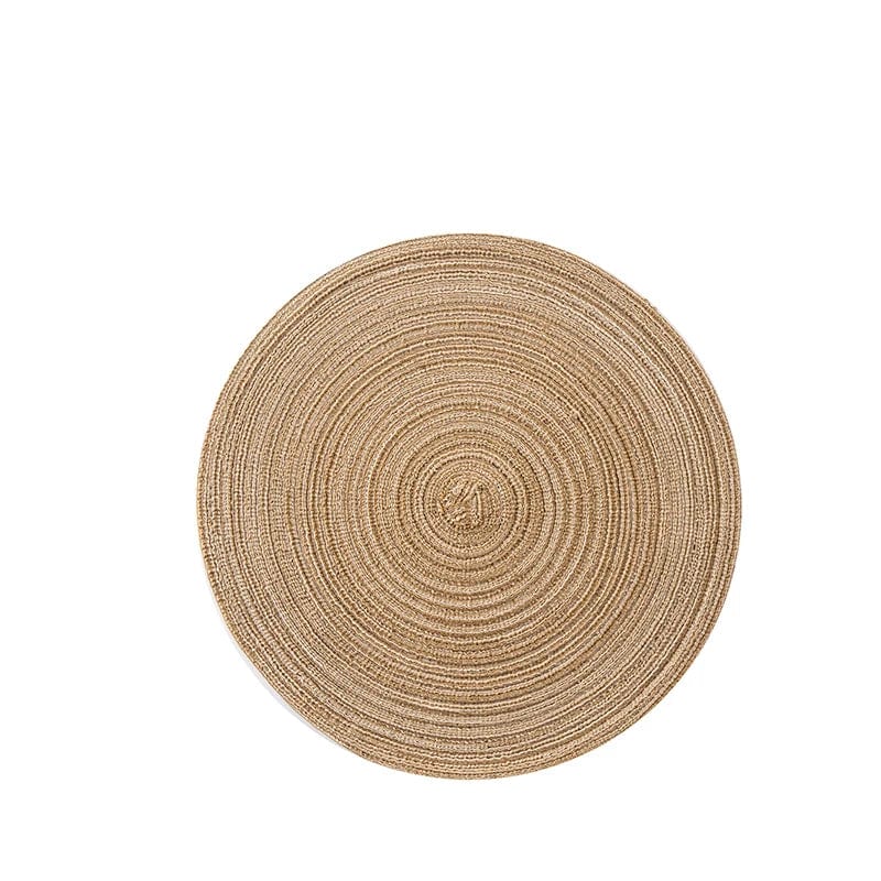 Petit Set de Table Rond 11 cm / Set de 6 / Khaki