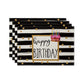 Set de Table Anniversaire 30x45cm / Set de 4 / Lusso