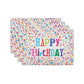 Set de Table Anniversaire 30x45cm / Set de 4 / Festivo