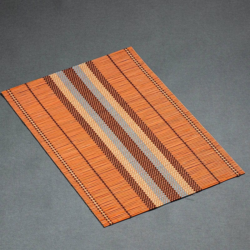 Set de Table Bambou Couleur 45X30cm / Orange