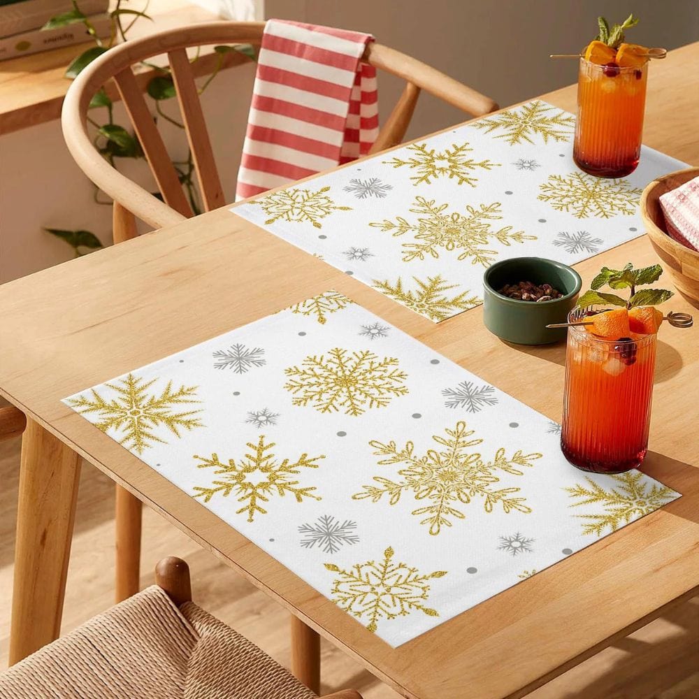 Set de Table Blanc Noël