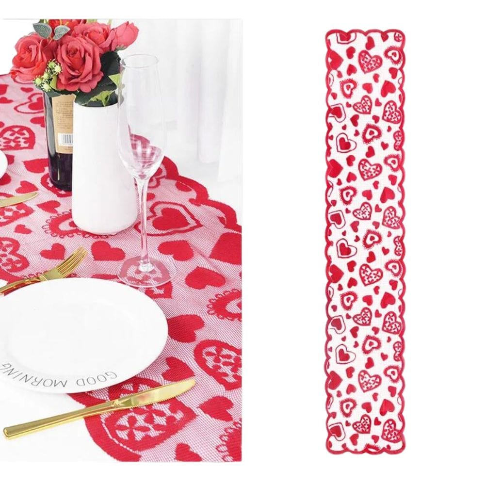 Set de Table Coeur Chemin de Table