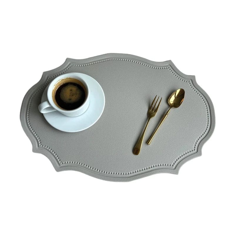 Set de Table Design Pvc 30 x 45 cm / Gris Clair