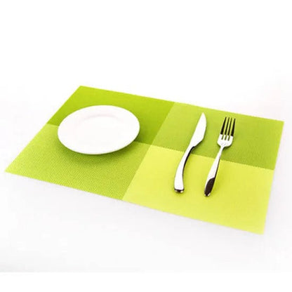 Set de Table en Pvc Vert Set de 4 / Vert