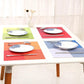 Set de Table en Pvc Vert Set de 4 / Vert