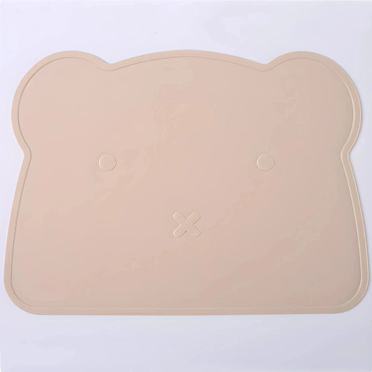 Set de Table Enfant Silicone 36x26 cm / Beige