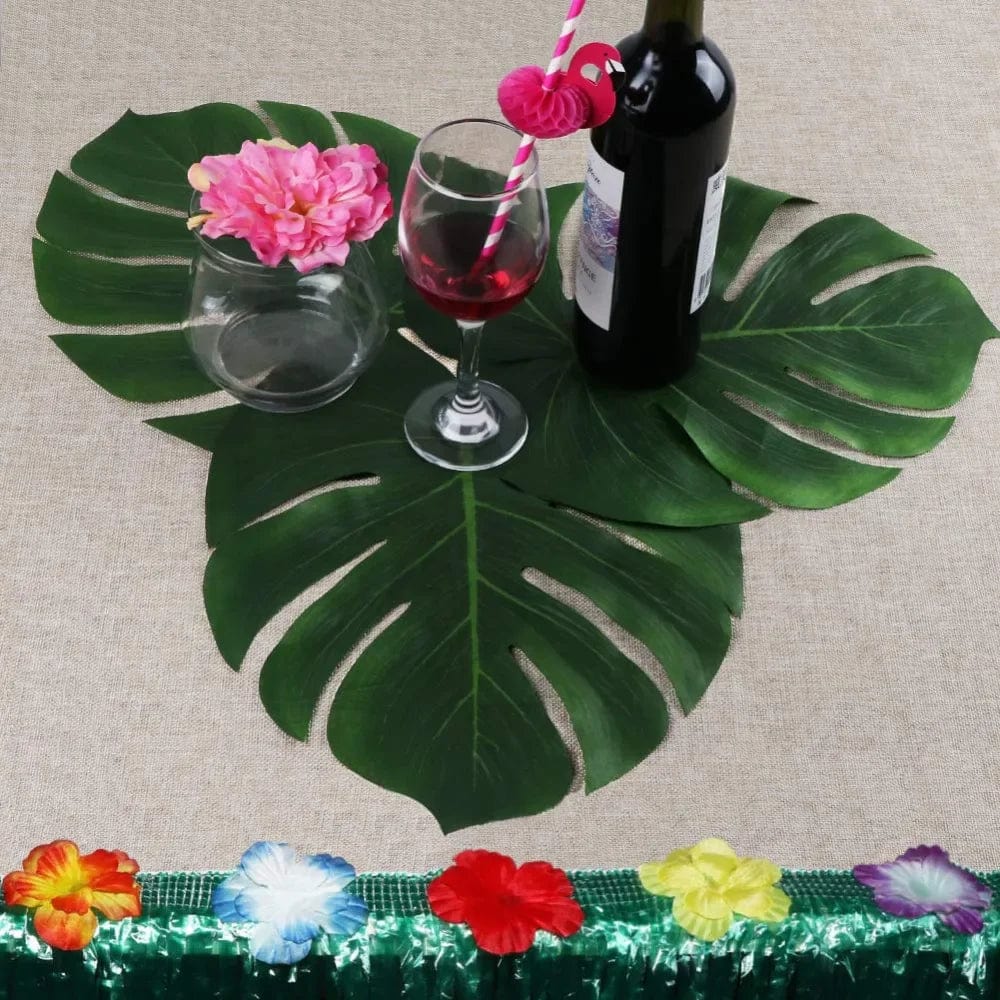 Set de Table Feuille 35x29cm / Set de 12 / Vert