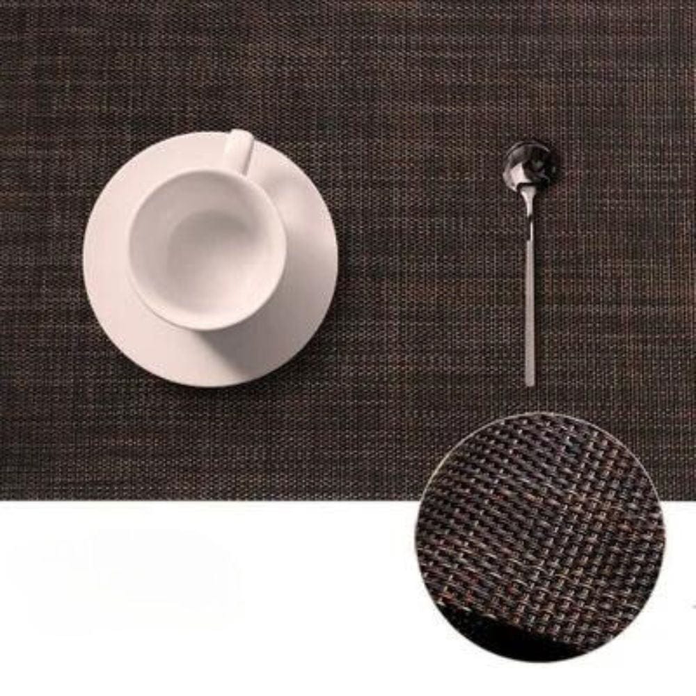 Set de Table Haut de Gamme 30 x 45 cm / Set de 4 / Marron