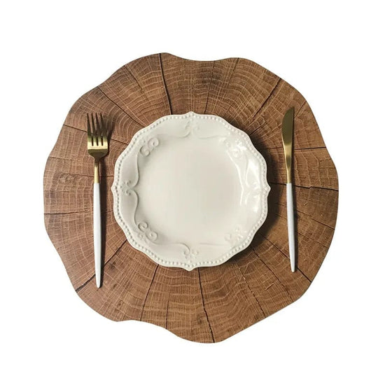 Set de Table Imitation Bois 38 cm / Bois