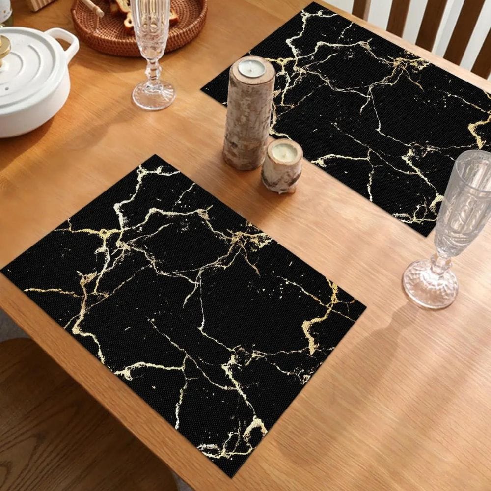 Set de Table Marbre 30x45cm / Marbre Noir