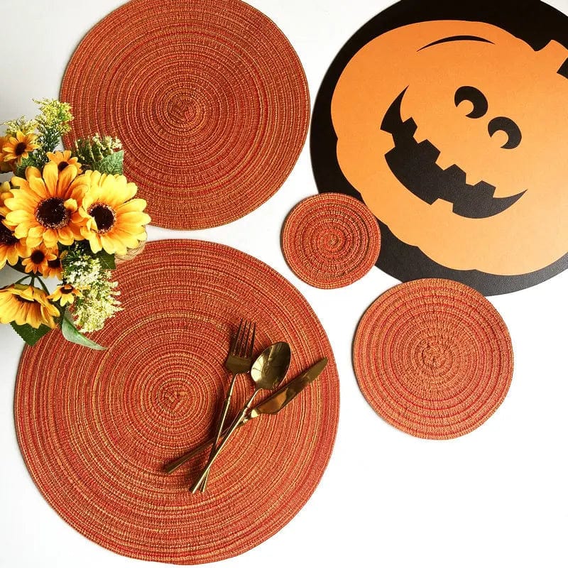 Set de Table Orange Rond