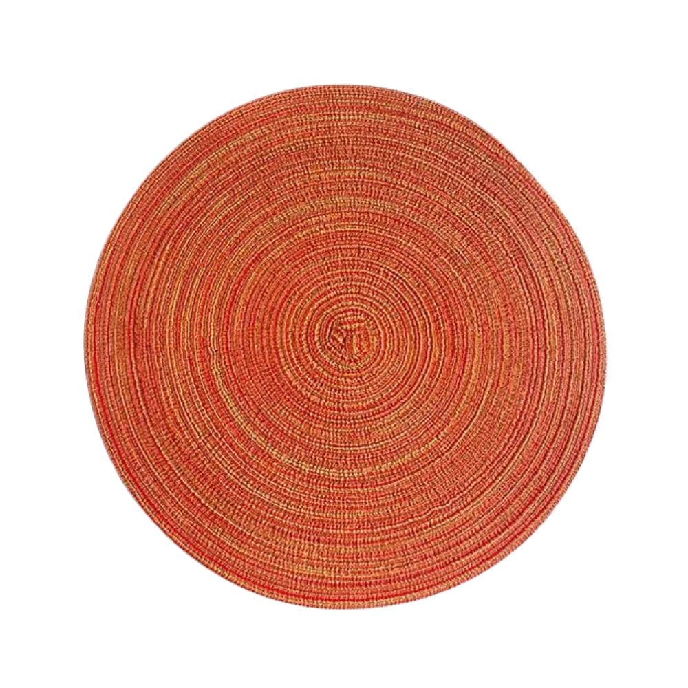 Set de Table Orange Rond 11 cm / Orange