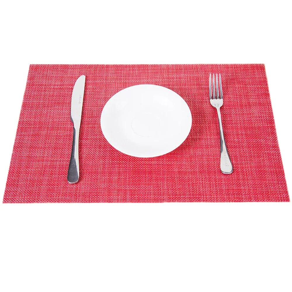 Set de Table Pas Cher 30x45 cm / Set de 4 / Rouge