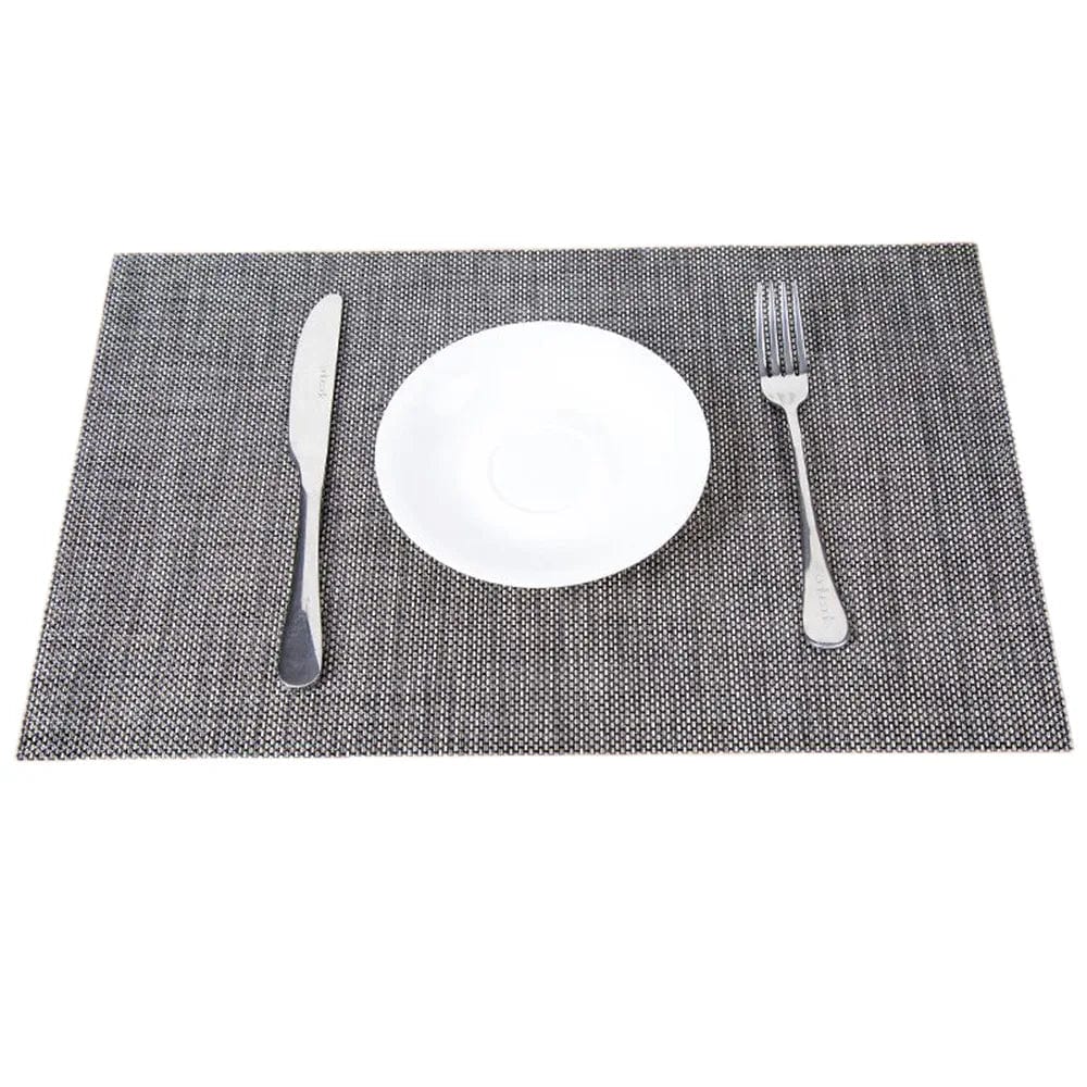 Set de Table Pas Cher 30x45 cm / Set de 4 / Gris Foncé