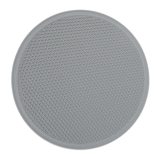 Set de Table Plastique Rond 29.5 cm / Gris