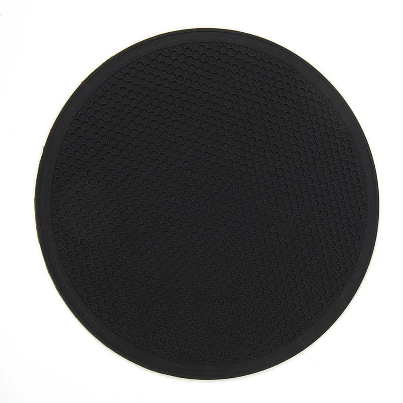 Set de Table Plastique Rond 29.5 cm / Noir