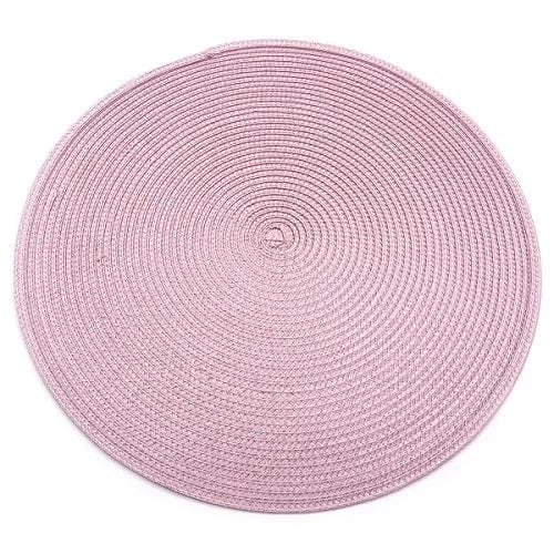 Set de Table Pvc Uni 38cm / Rose Clair