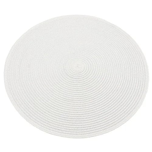 Set de Table Pvc Uni 38cm / Blanc