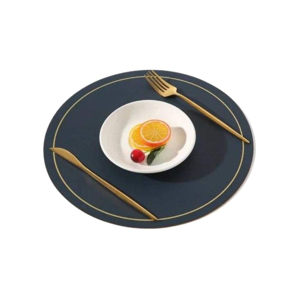 Set de Table Rond Bleu 33 cm / Bleu Nuit