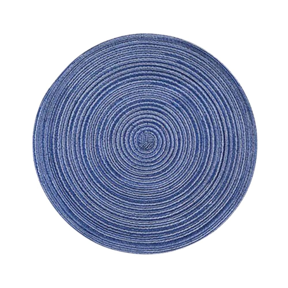 Set de Table Rond Bleu Marine 11 cm / NavyBleu