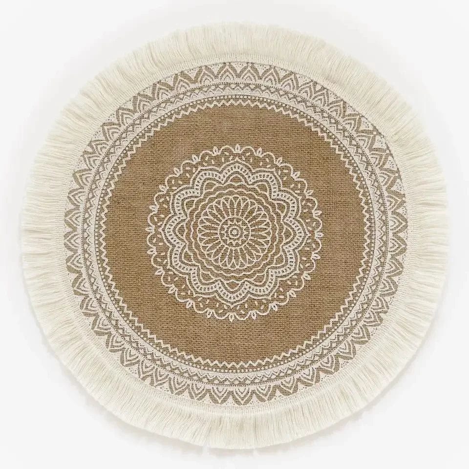 Set de Table Rond Fibre Naturelle