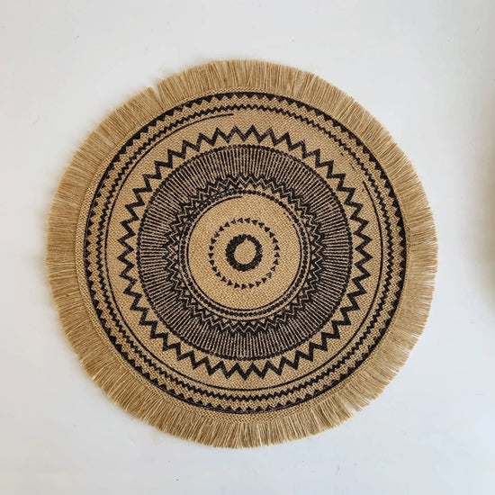 Set de Table Rond Fibre Naturelle