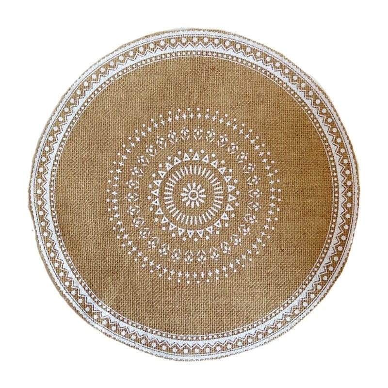 Set de Table Rond Osier 38 cm / Cream