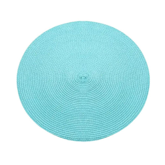 Set de Table Rond Turquoise 38 cm / Turquoise