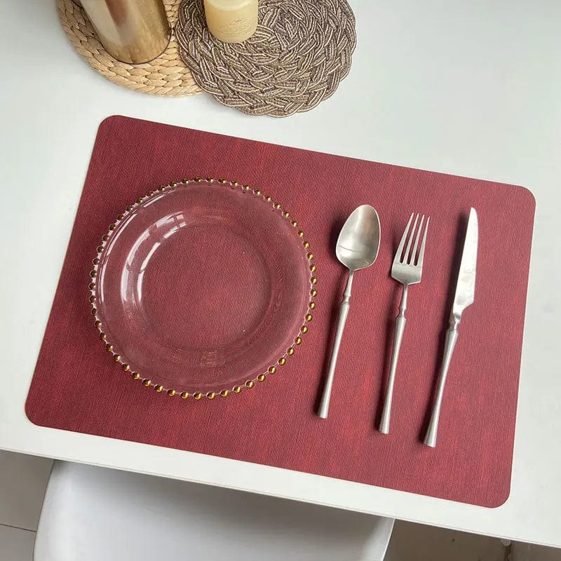 Set de Table Rouge 43x30cm / Rouge