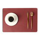 Set de Table Simili Cuir 43x30cm / Rouge