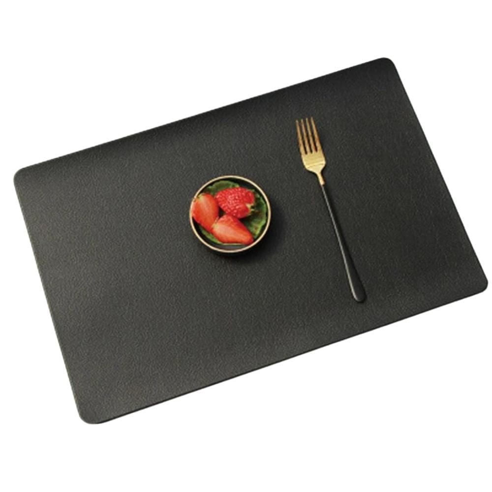 Set de Table Simili Cuir Noir 30x45cm / Noir