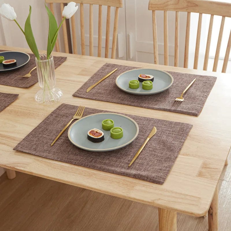 Set de Table Tissu pas Cher 30x46cm / Café