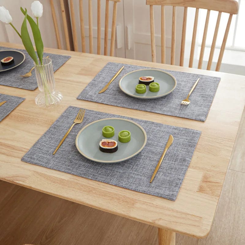 Set de Table Tissu pas Cher 30x46cm / Gris Foncé