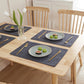 Set de Table Tissu pas Cher 30x46cm / Noir